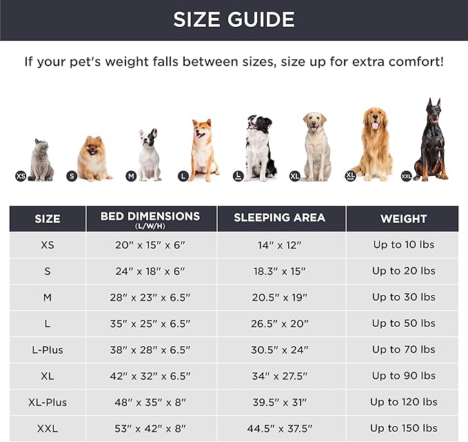 Bedsure XL Plus Orthopedic Dog Bed for Extra Large Dogs - Washable XLarge Dog Cat Bed Waterproof, Comfort Dogs Couch Sofa with Washable Removable Cover, Pet Bed with Nonskid Bottom, Blue Navy, 48"