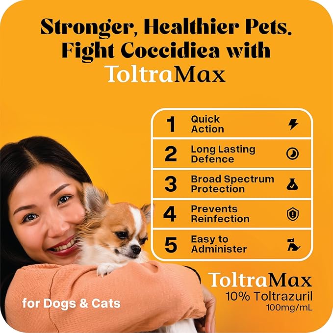 Toltrazuril 10.0% for Horses, Dogs, Cats, 1/2 Gallon, for Non-Food Chain Animals, Alfalfa