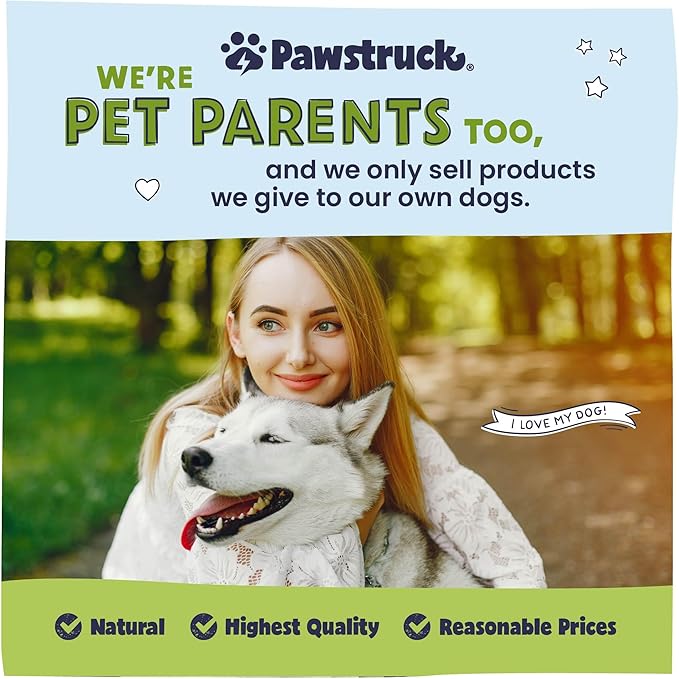 Pawstruck All-Natural 4" Bully Stick Rings for Dogs - Rawhide-Free, 100% Beef, Single Ingredient Dental Chew Bones - Fully Digestible, Low Odor - 3 Pack - Packaging May Vary
