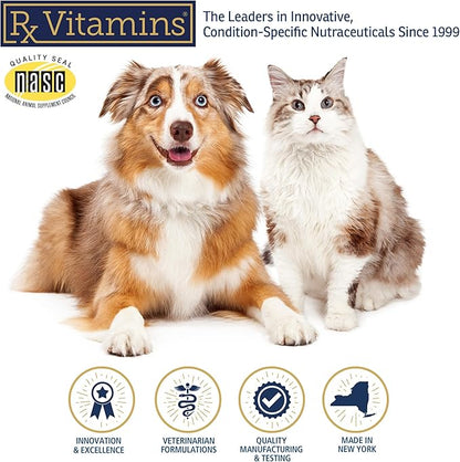 Rx Vitamins Amino B+K Supplement for Cats - Extra Potassium & B-Complex Vitamins - Hypoallergenic - 4 oz Highly Palatable Liquid