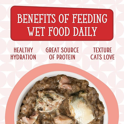 Weruva Cats in The Kitchen, Two Tu Tango with Sardine, Tuna & Turkey Au Jus Cat Food, 6oz Can (Pack of 24)