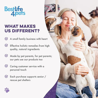 Anti Aggression for Cats Calming Remedy, A Natural Diffuser and Cat Calming Aid for Stress, Spiteful Spraying, Scratching & Territorial Behavior, Non-Drowsy, 400 Odorless, Tasteless Pills