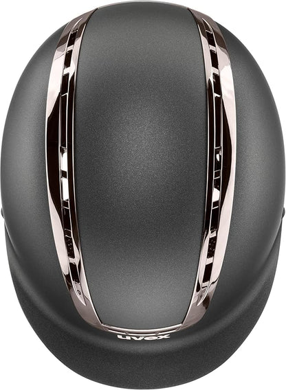 uvex suxxeed Chrome Horse Riding Helmet for Women & Men - Adjustable & Ventilated
