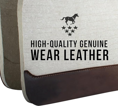 Professional's Choice 100% Steam-Pressed Wool Felt Saddle pad