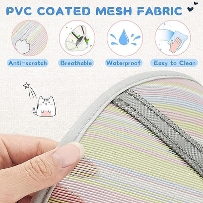 Supet Cat Cone Collar After Surgery, Soft Mesh Recovery Collar for Cats to Stop Licking and Scratching, Plastic Cone Alternative for Small Dogs, Medium, Large Cats