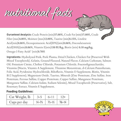 Dr. Elsey's cleanprotein Pork Cat Kibble 6.6lb. Bag