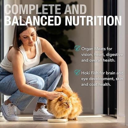 Feline Natural New Zealand Canned Catfood Wet Food, High-Meat, Low-Carb, & Grain Free Cat Food Wet, Beef & Hoki Feast, 6 oz, Pack of 12