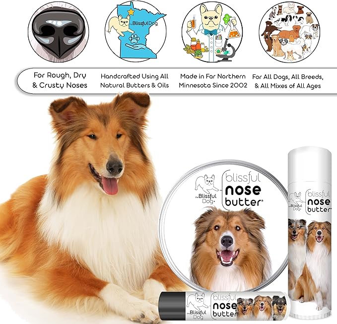 The Blissful Dog Collie Unscented Nose Butter, 16oz