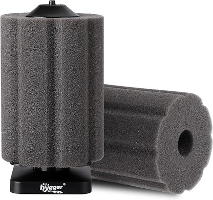 hygger Fine Sponge Filter for Aquarium 30~75 Gallons Fish Tank Filter Betta Breeding Fry Shrimp Snails Air Powered Filters