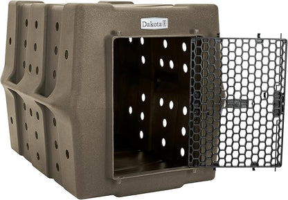 Dakota 283 Crate - Canine Rough and Tough Economy Kennel (Coyote Granite, Large)