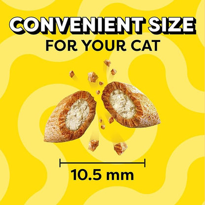 Temptations Classic Crunchy and Soft Cat Treats, Seafood Medley Flavor, 6.3 oz. Pouch (Pack of 10)