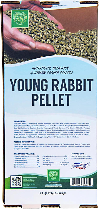 Small Pet Select - Young Rabbit Pellet Food, 5lb