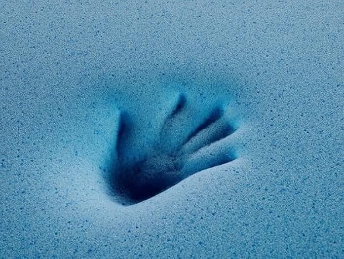Dogbed4less Premium Orthopedic Memory Foam Dog Bed for Medium Large Dogs, Washable Durable Denim Cover, Waterproof and Extra External Pet Bed Case 37"X27"X4"