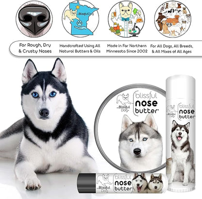 The Blissful Dog Husky Unscented Nose Butter - Dog Nose Butter, 8 Ounce
