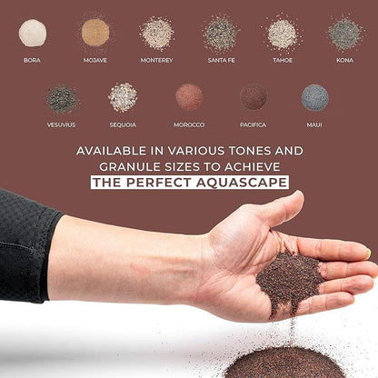 Ultum Nature Systems Controsand Pacifica Gravel (8L) - Small Pebbles for Fish Tank - Planted Aquarium Rocks - Fish Tank Substrate - Aquarium Pebbles - Versatile Fish Tank Stones
