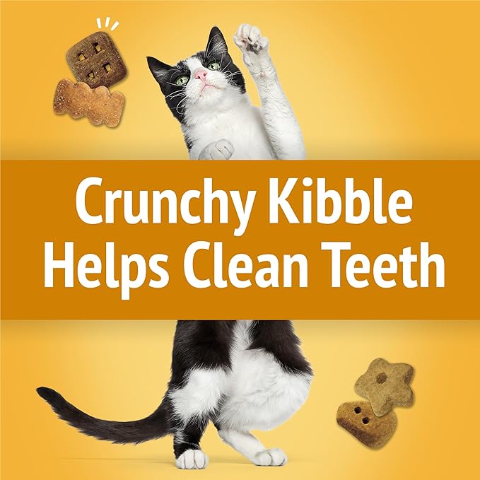 Purina Friskies Cat Treats, Party Mix Cheezy Craze Crunch - (Pack of 10) 2.1 oz. Pouches