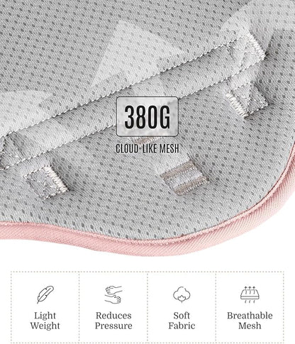 2025 New Edition, Fei & Eve MagEase Dog Harness - 3-Second Magnetic Buckles | 3-Point No-Pull Control | Heavy-Duty 900D Nylon | Dual Safety Handles | Breathable Mesh | Adjustable Fit | Large, Pink