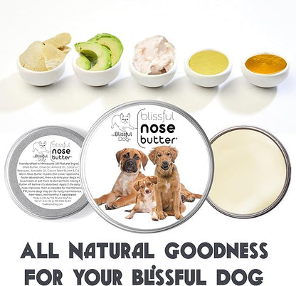 3 Cute Puppies Unscented Nose Butter - Dog Nose Butter, 8 Ounce