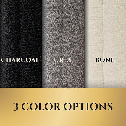 Luxury Boucle Fabric Orthopedic Dog Bed with Memory Foam | Breathable Comfort and Washable Dog Couch Bed with Waterproof Liner & Cover | Ideal Sofa Beds for Medium Dogs - Charcoal 37"x30x6