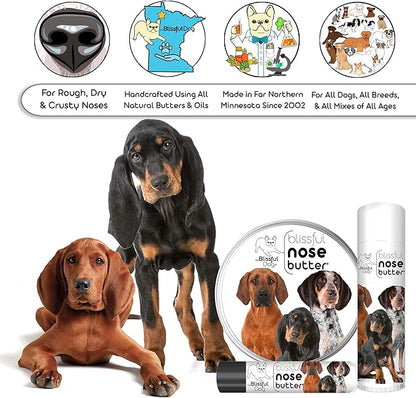 The Blissful Dog Coonhound Unscented Nose Butter, 0.50-Ounce