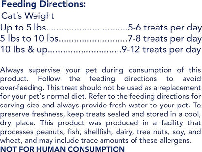Get Naked Cat Calming Treats Salmon & Cheese Flavor, Crunchy, Calming Health, 6-oz Bag