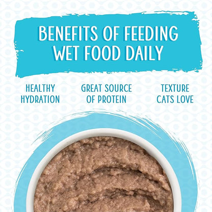 Weruva Wet Cat Food, The Chicken Lounge Paté Variety Pack, 3oz Can, Pack of 12