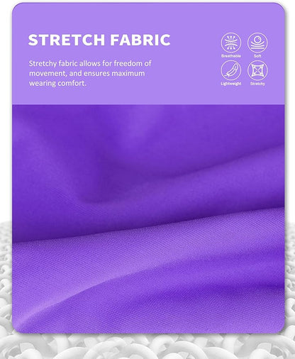 Harrison Howard Horse Fly Mask with Forelock Opening Stretch Breathable and Comfortable for Horses UV -Protection Purple M