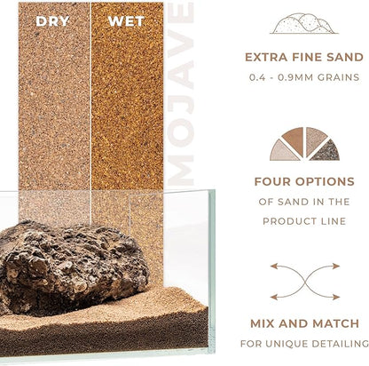 Ultum Nature Systems Controsand Mojave Aquarium Sand (3L) - Freshwater Tank Substrate for Live Shrimp & Planted Aquariums