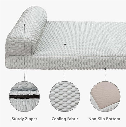 Tinaco Orthopedic Dog Couch Bed for Large Dogs, Cats - XX-Large, Removable Washable Cover