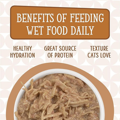 Weruva Cats in The Kitchen, Fowl Ball with Chicken & Turkey Au Jus Cat Food, 3.2oz Can (Pack of 24)