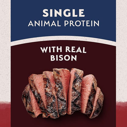 Natural Balance Limited Ingredient Adult Grain-Free Dry Dog Food, Reserve Sweet Potato & Bison Recipe, 4 Pound (Pack of 1)