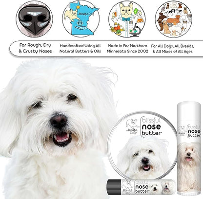 The Blissful Dog Coton de Tulear Unscented Nose Butter, 16oz
