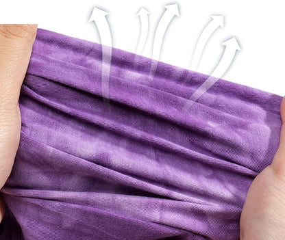 Cat Recovery Suit for Male and Female Surgical Post Surgery Soft Cone Onesie Tie Dye Cats Shirt Clothes Neuter Licking Protective Diapers Outfit Cover Kitten Spay Collar Alternative(Purple, S)