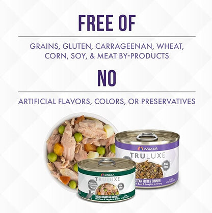 Weruva Truluxe Cat Food, Meow Me A River with Basa in Gravy, 3Oz Can (Pack of 24)