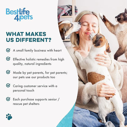 Dog Bad Breath Treatment & Dog Dental Care Solution, Natural Supplement for Canine Oral Health, Canine Tooth Pain Relief, Plaque Control, Gum Disease, Gingivitis, 400 Odorless, Tasteless Pills