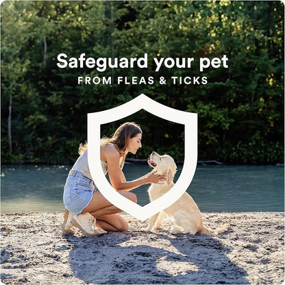 Ultra Flea and Tick Prevention for Dogs - Dog and Puppy Treatment and Control - Mosquito Repellent - Medium, Fast Acting Waterproof Topical Drops, 2 Month Supply