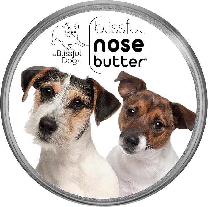 The Blissful Dog Jack Russell Terrier Unscented Nose Butter - Dog Nose Butter, 2 Ounce