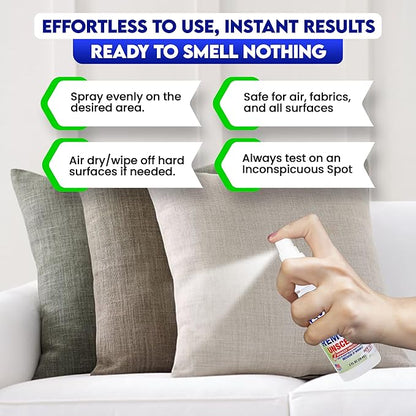 ZORBX Unscented Multipurpose Odor Eliminator Value Pack 2 Oz + 16 Oz + 32 Oz - Used in Hospitals & Healthcare Facilities - Advanced Trusted Formula - Perfect Bundle to Get Rid of Unpleasant Odors