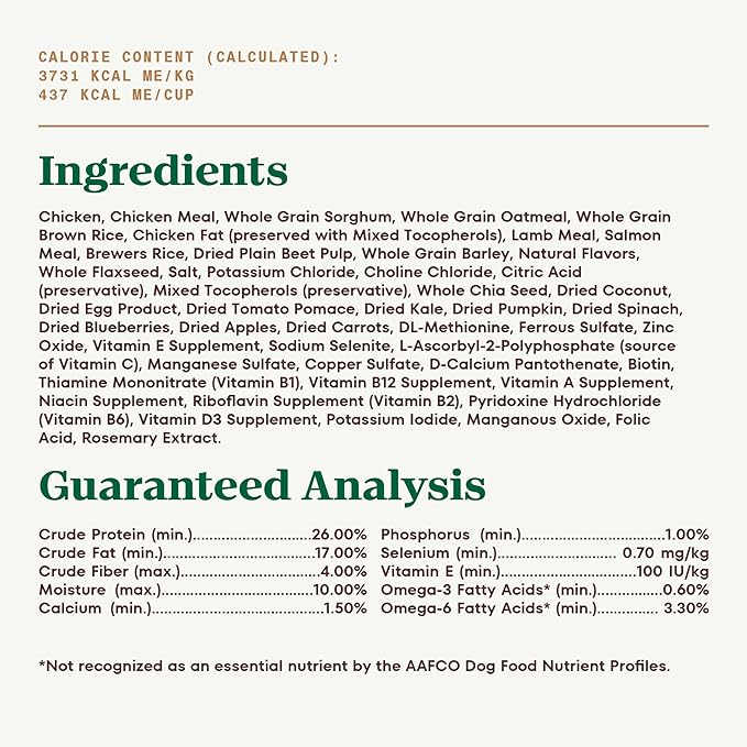 Nutro Ultra Adult Small Breed Dry Dog Food, Chicken, Lamb and Salmon Protein Trio, 22 lb Bag