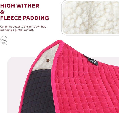 Tackmore Western Saddle Pad Breathable, Shock-Absorbing Saddle Pad