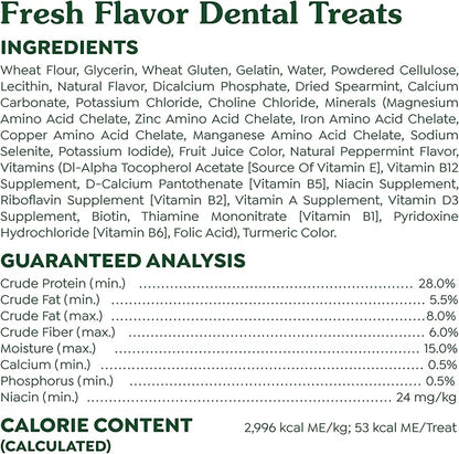 Greenies Petite Dental Dog Treats, Fresh Flavor, 12 oz. Pack (20 Treats)