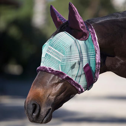 Kensington Signature Fly Mask w/Plush Fleece & Ears w/Forelock Hole Size