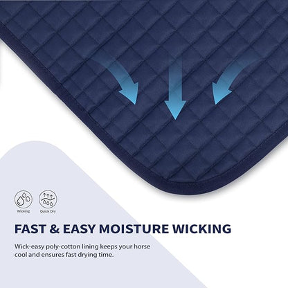 Tackmore Western Saddle Pad Breathable, Shock-Absorbing Saddle Pad