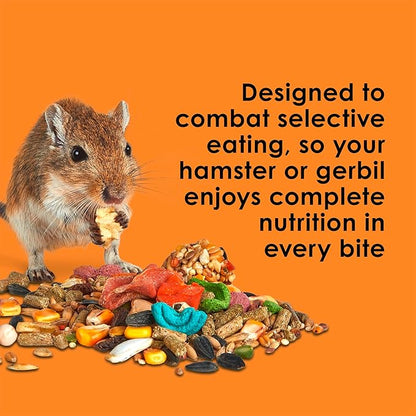 Kaytee Fiesta Hamster & Gerbil Food, Nutritious and Fun Blend, Supports Dental Health and Digestion, 4.5 pounds