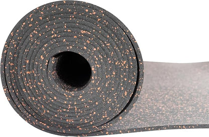 Playsafer Genaflex Rubber Gym Floor Mat - Heavy Duty Commercial Protective Gym Flooring Roll, 8mm Thick (4' X 20', 10% Red)