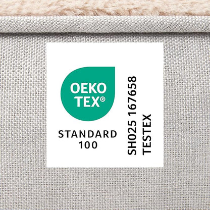 TOWN & COUNTRY EVERYDAY CuddleTown Comfy Solid Bolster Sofa Pet Bed, Supportive & Calming Egg Crate Foam, Non-Slip Bottom, Machine Washable Cover, Grey, Medium 28"x23"x8"