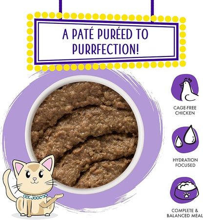 Weruva Classic Cat Paté, Meal or No Deal! with Chicken & Beef, 3oz Can (Pack of 12)