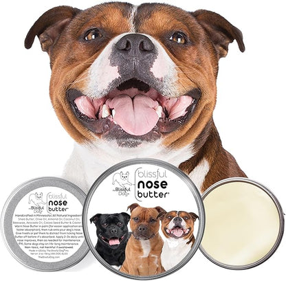 The Blissful Dog Staffordshire Pitbul Terrier Unscented Nose Butter, 16oz