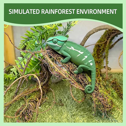 BNOSDM Reptile Vines,Bendable Jungle Climbing Vine,Terrarium Plants Artificial Decor,Tank Decorations Accessories for Bearded Dragons Chameleons Snakes Lizards Hermit Crabs