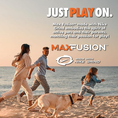 Max Fusion with Nike Grind, Arlee Meteor Dog Toy, Chew Toy for Play, Fetch, Tug, M